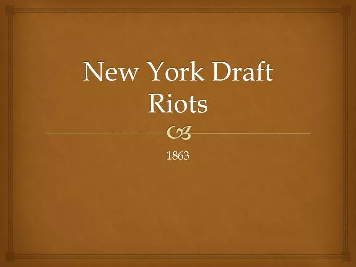 new york draft riots