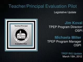 Teacher/Principal Evaluation Pilot
