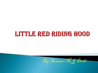 little red riding hood