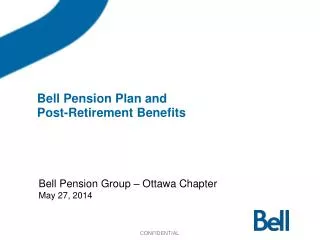 Bell Pension Plan and Post-Retirement Benefits