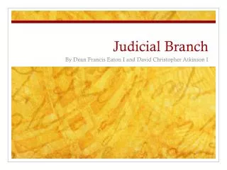 Judicial Branch