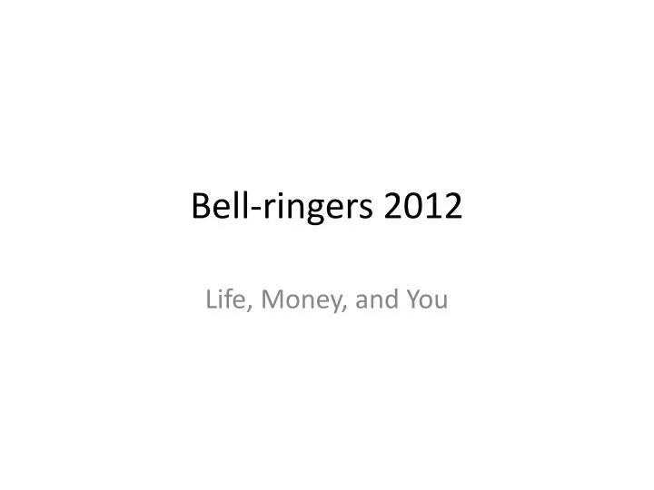 bell ringers 2012