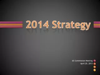 2014 Strategy