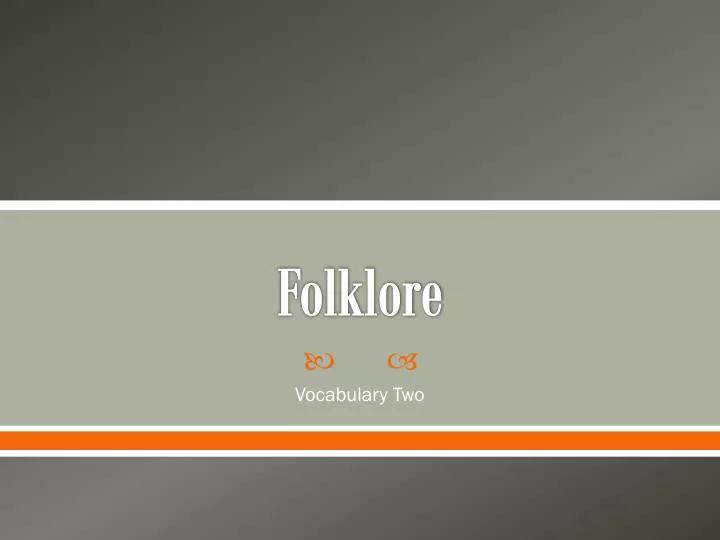 folklore