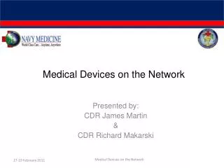 Medical Devices on the Network