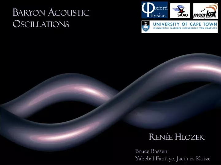 baryon acoustic oscillations