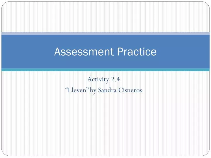 assessment practice