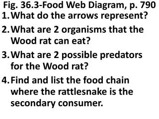 Fig. 36.3-Food Web Diagram, p. 790