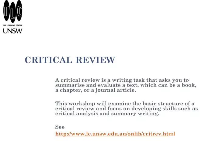 critical review