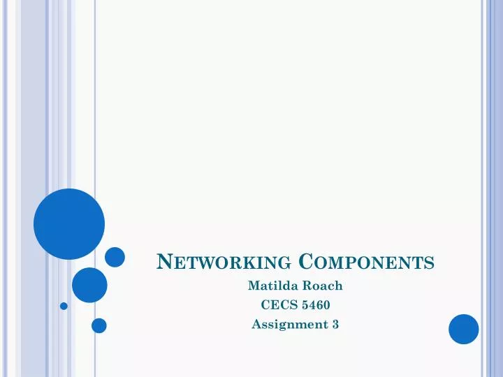 networking components