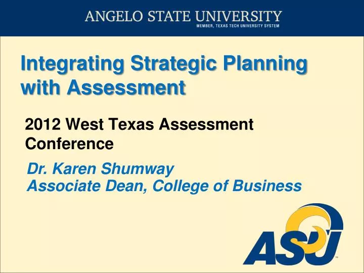 integrating strategic planning with assessment
