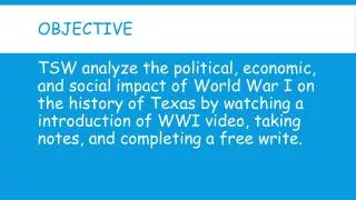 objective
