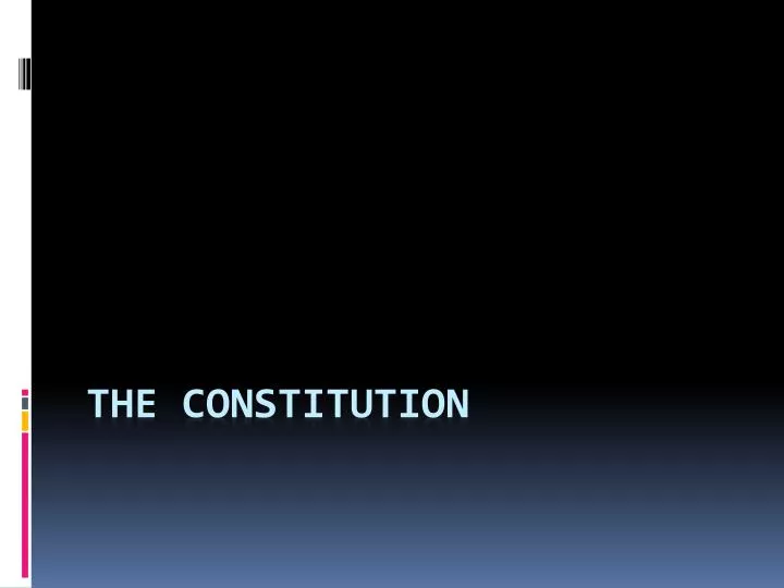 the constitution