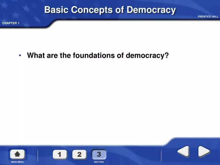 basic concepts of democracy