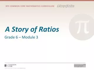 A Story of Ratios