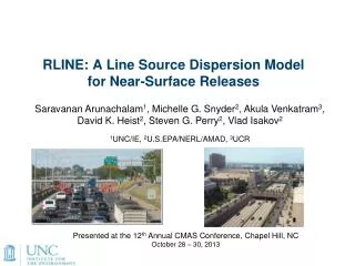 RLINE: A Line Source Dispersion Model for Near-Surface Releases