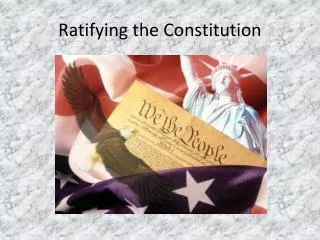 ratifying the constitution