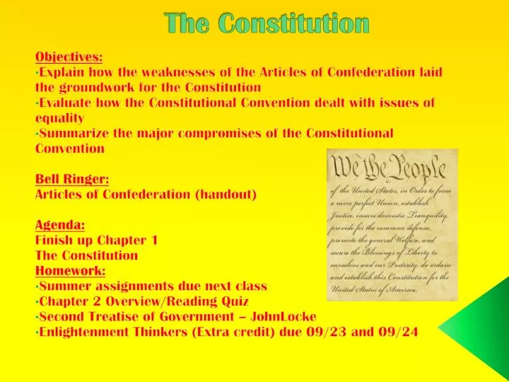 the constitution