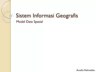 sistem informasi geografis