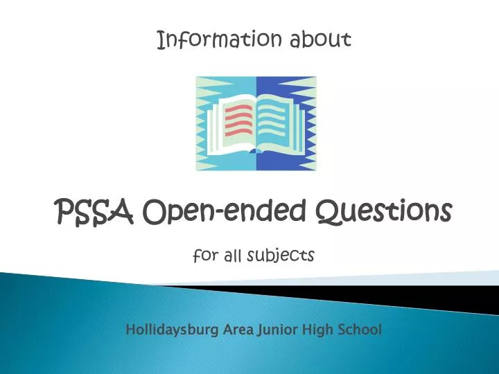 information about pssa open ended questions for all subjects hollidaysburg area junior high school