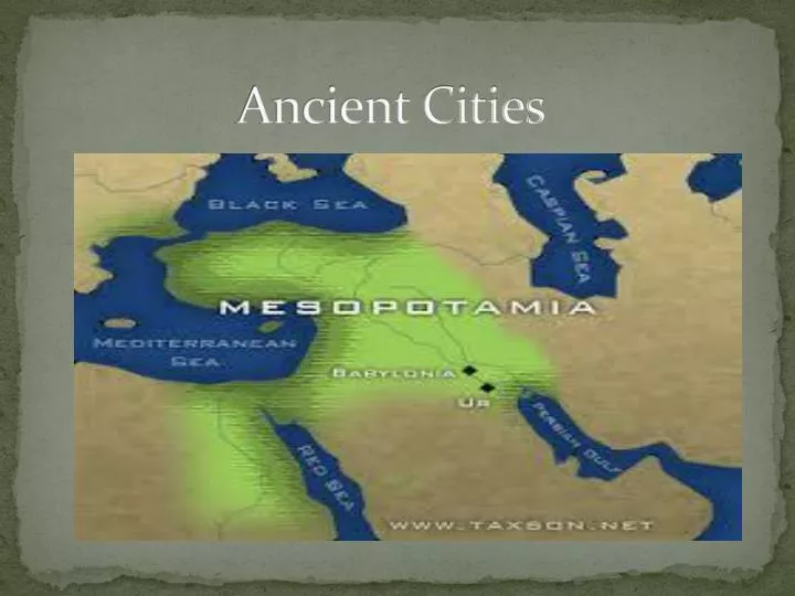 ancient cities