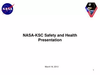 NASA-KSC Safety and Health Presentation