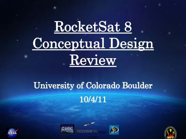 rocketsat 8 conceptual design review