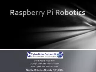 Raspberry Pi Robotics