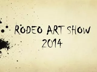 RODEO ART SHOW 2014