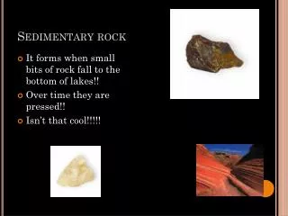 sedimentary rock