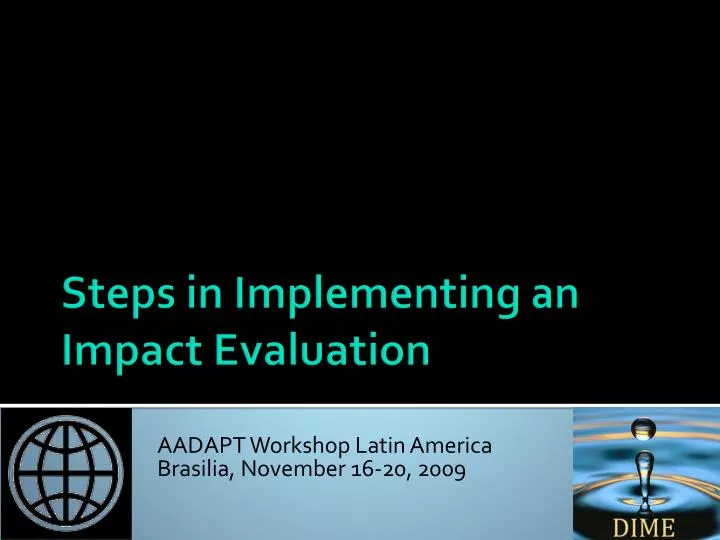 nandini krishnan africa impact evaluation initiative world bank april 14 2009