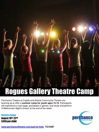 Rogue s Gallery Theatre Camp