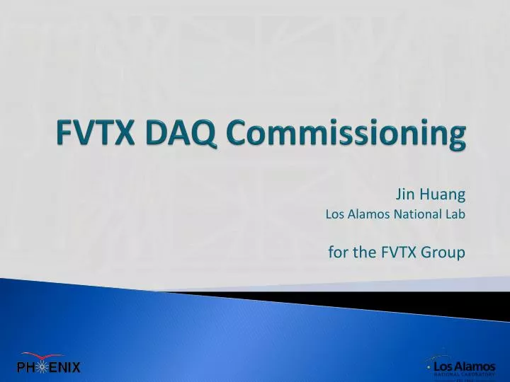 fvtx daq commissioning