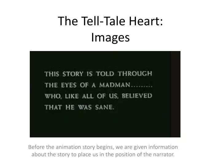 the tell tale heart images
