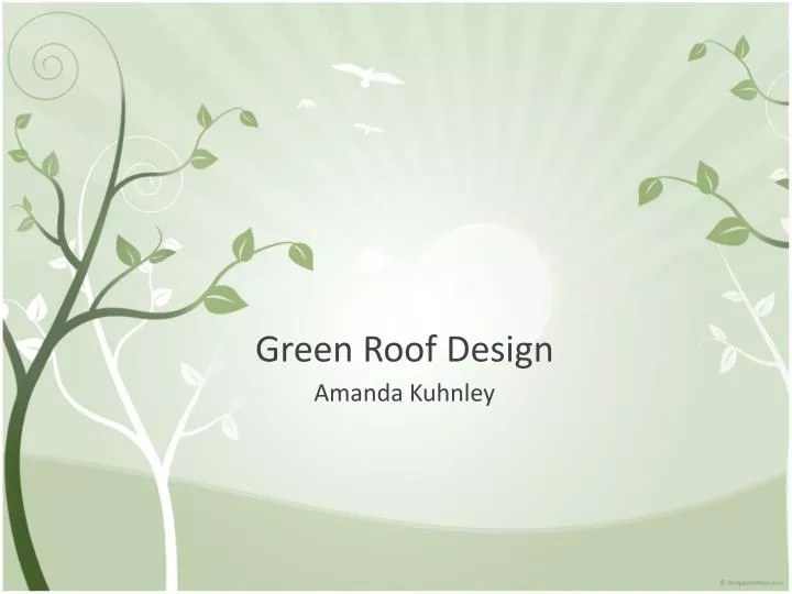 green roof design