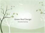 Green Roof Design - slide 1