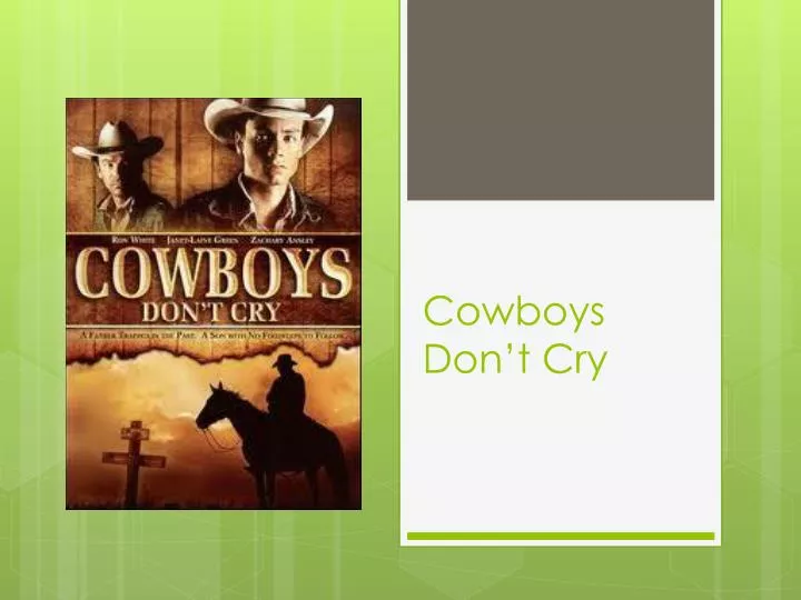 cowboys don t cry