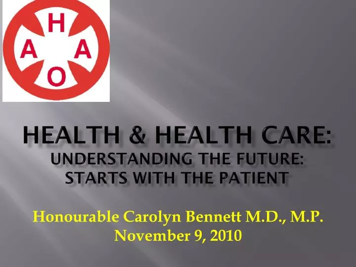 health health care understanding the future starts with the patient