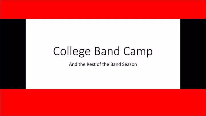 college band camp
