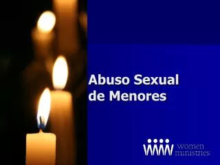 abuso sexual de menores