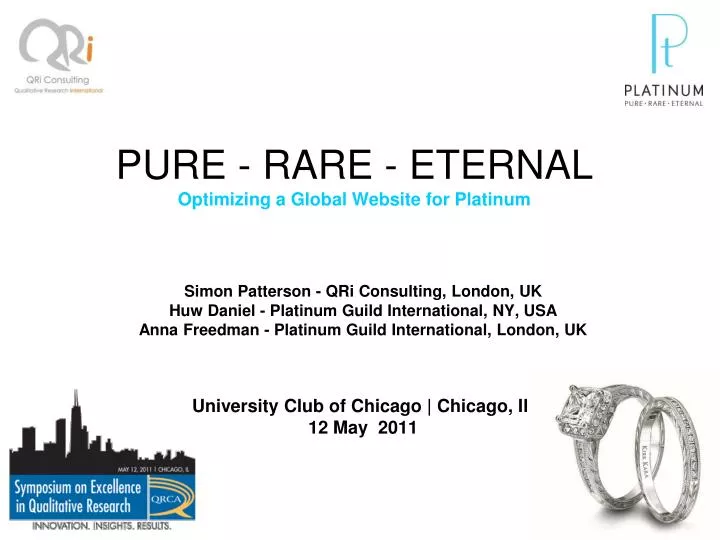 pure rare eternal optimizing a global website for platinum