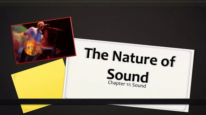the nature of sound