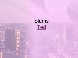 Slums Ted