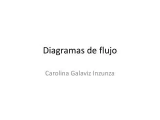 diagramas de flujo