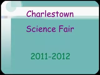 Charlestown Science Fair