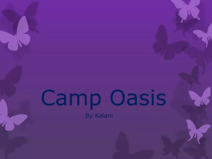 camp oasis