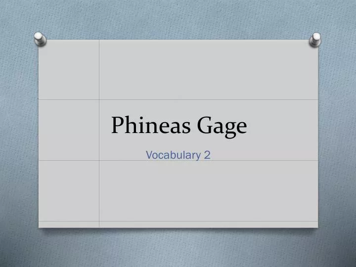 phineas gage