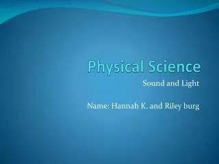 physical science