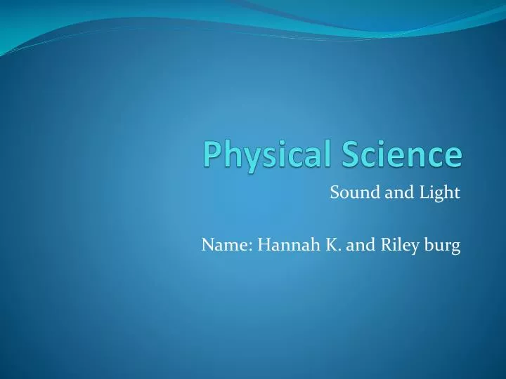 physical science