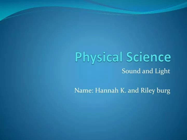 PPT Physical Science PowerPoint Presentation Free Download ID 2571373   Physical Science N 